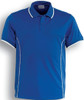 CP0930 Bocini Stitch Feature Essentials-Kids Short Sleeve Polo Royal/White