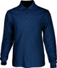 CP1316 Kids Long Sleeve Basic Polo Navy