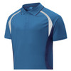 CP1529 Kids Sports Panel Polo Cyan/Navy/White
