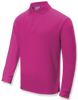 CP1632 Bocini Unisex Adults Sun Smart L/S Polo Magenta