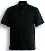 CP812 Adults Plain Polo Black CP812 Adults Plain Polo Black
