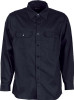 WS0680 Bocini Adults Cotton Drill Work Shirt L/S Black WS0680 Bocini Adults Cotton Drill Work Shirt L/S Black