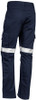Syzmik Workwear ZP904S Mens Rugged Cooling Taped Pant Navy Back