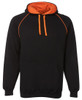 3CFH JB's Wear Kids Contrast Fleecy Hoodie Black/Orange