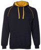 3CFH JB's Wear Kids Contrast Fleecy Hoodie Navy/Gold