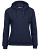 3FH1 JB's Wear Ladies Fleecy Hoodie Navy