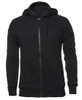 S3FH C of C Adults Full Zip Fleecy Hoodie Black