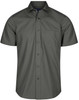 1272S GloWeave Mens Premium Poplin Short Sleeve Shirt Charcoal