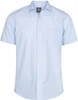 1272S GloWeave Mens Premium Poplin Short Sleeve Shirt Sky