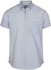 1253HS GloWeave Mens End On End Short Sleeve Shirt Silver 1253HS GloWeave Mens End On End Short Sleeve Shirt Silver