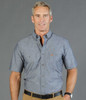 5045SN GloWeave Mens Icon Short Sleeve Chambray Shirt