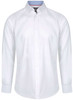 1899L GloWeave Mens Fine Oxford Slim Fit Shirt White
