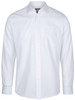 1251L GloWeave Mens Square Textured Long Sleeve Shirt White