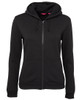 3PZH1 JB's Wear Ladies P/C Full Zip Hoodie Black