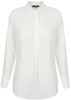 1797WL GloWeave Quinn Placket Front Top White 1797WL GloWeave Quinn Placket Front Top White
