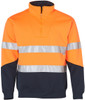 SW14 AIW Hi-Vis L/S Fleecy Collar Sweater 3M Tapes Orange/Navy SW14 AIW Hi-Vis L/S Fleecy Collar Sweater 3M Tapes Orange/Navy
