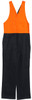 SW201 AIW Hi-His Two Tone Men's Cotton Drill Action Back Overall-Regular Orange/Navy SW201 AIW Hi-His Two Tone Men's Cotton Drill Action Back Overall-Regular Orange/Navy