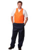 SW202 AIW Hi-His Two Tone Men's Cotton Drill Action Back Overall-Stout