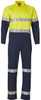 SW207 AIW Hi-Vis Men's Light Weight Cotton Coverall with 3M Tape-Regular Yellow/Navy
