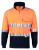 SW48 AIW Hi-Vis Two Tone Cotton Fleecy Sweat With 3M Tapes Orange/Navy SW48 AIW Hi-Vis Two Tone Cotton Fleecy Sweat With 3M Tapes Orange/Navy