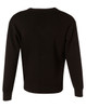 WJ01 AIW V Neck Wool / Acrylic Knit Jumper Black Back
