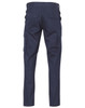 WP07 AIW Mens Heavy Cotton Pre-Shrunk Drill Pants Navy Back