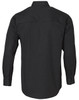 WT02 AIW Cool-Breeze L/S Cotton Work Shirt Black Back