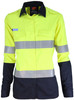 3457 DNC Ladies Inherent FR PPE2 2 Tone D/N Shirt Yellow/Navy 3457 DNC Ladies Inherent FR PPE2 2 Tone D/N Shirt Yellow/Navy