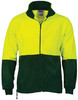 3827 DNC HiVis Two Tone Full Zip Polar Fleece Yellow/Bottle 3827 DNC HiVis Two Tone Full Zip Polar Fleece Yellow/Bottle