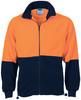 3827 DNC HiVis Two Tone Full Zip Polar Fleece Orange/Navy