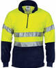3829 DNC HiVis Two Tone 1/2 Zip Polar Fleece with CSR R/Tape Yellow/Navy 3829 DNC HiVis Two Tone 1/2 Zip Polar Fleece with CSR R/Tape Yellow/Navy