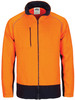 3725 DNC HiVis 2 Tone Full Zip Fleecy Sweat Shirt with Two Side Pockets Orange/Navy 3725 DNC HiVis 2 Tone Full Zip Fleecy Sweat Shirt with Two Side Pockets Orange/Navy