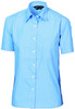 4211 DNC Ladies Regular Collar Side Splits Single Pocket Short Sleeve  Chambray 4211 DNC Ladies Regular Collar Side Splits Single Pocket Short Sleeve  Chambray