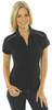 5259 DNC Ladies Cotton Rich Paris Polo Black/White 5259 DNC Ladies Cotton Rich Paris Polo Black/White