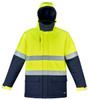 ZJ553 Syzmik Workwear Unisex Hi Vis Antarctic Softshell Taped Jacket Yellow/Navy