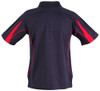 PS53 Winning Spirit Legend Mens Sport Polos Navy/Red Back