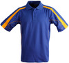 PS53 Winning Spirit Legend Mens Sport Polos Royal/Gold