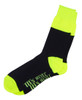 6WWS JBs Wear Work Socks 3 Pack Navy/Lime Base