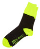6WWS JBs Wear Work Socks 3 Pack Black/Lime Base
