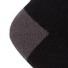 6WWS JBs Wear Work Socks 3 Pack Black/Grey Heel