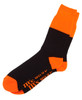6WWS JBs Wear Work Socks 3 Pack Black/Orange Base