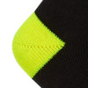 6WWS JBs Wear Work Socks 3 Pack Black/Lime Heel