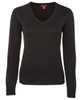 6J1 JB's Wear Ladies Knitted Jumper Charcoal