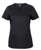 4SPT1 JB's Wear Ladies Premium Scrub Top Black 4SPT1 JB's Wear Ladies Premium Scrub Top Black