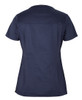 4SPT1 JB's Wear Ladies Premium Scrub Top Navy Back