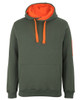 6CFH JB's Wear 350 Trade Hoodie Army/Orange
