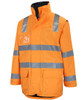 6DARL JB's Wear Aust Rail Zip Off Sleeve Longline Jacket Orange Side