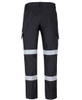 6SCT JB's Wear Multi Pocket Stretch Canvas Pant with Tape Black Back