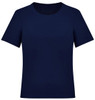 CS952LS Biz Care Womens Marley Jersey T-Top Navy Front