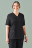 CST141LS Biz Care Womens Tokyo V-Neck Scrub Top Black CST141LS Biz Care Womens Tokyo V-Neck Scrub Top Black